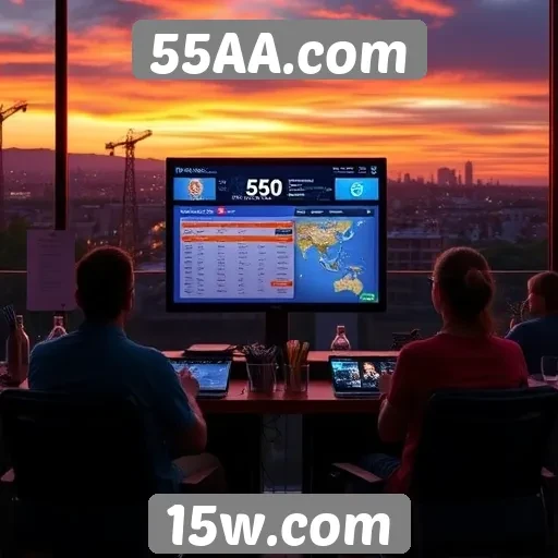 Comparação entre 55AA.com e concorrentes do setor