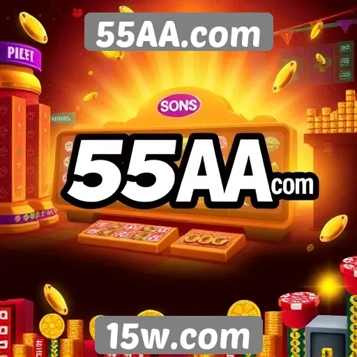 Variedade de jogos disponíveis em 55AA.com